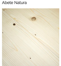 Abete natura e allunghe semplici