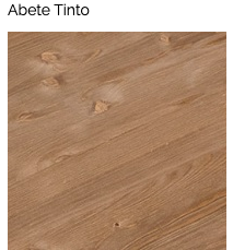 Abete tinto e allunghe semplici