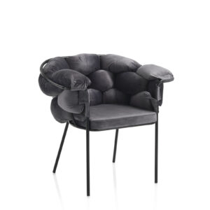 Set 2 Poltroncine  Lux grigio