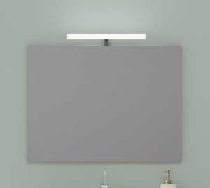 specchio art 210el  -  L 80  H 60 cm +lampada led