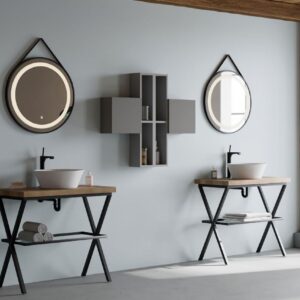 Mobile bagno Dea industrial a cavalletto