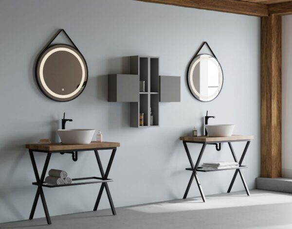 Mobile bagno Dea industrial a cavalletto