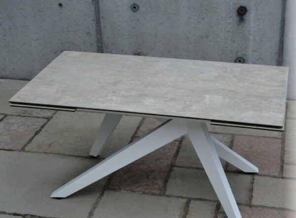 Tavolo  ceramico beton  allungabile