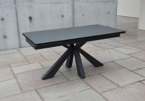 Tavolo  ceramico pietra nera allungabile