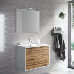Mobile Bagno sospeso Argo rovere miele  60-70-80-90-100- cm