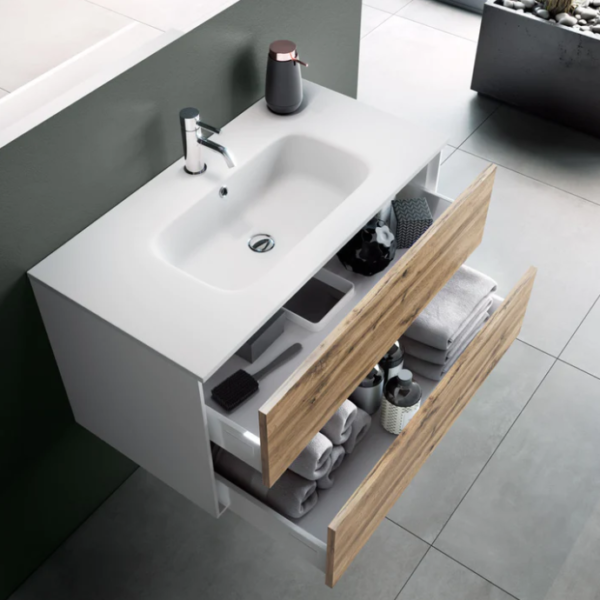 Mobile bagno Ego 100 cm  vari colori - immagine 11