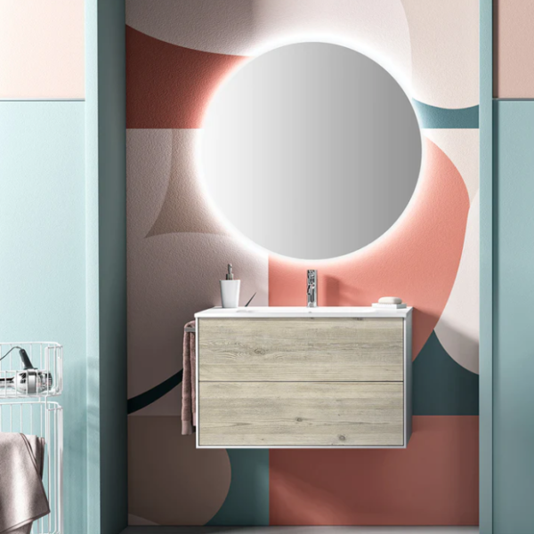 Mobile bagno Ego 80 cm  vari colori - immagine 2