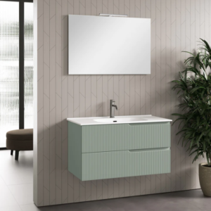 Mobile Bagno sospeso canneto   Salvia 61-71-81-91-101-121 cm