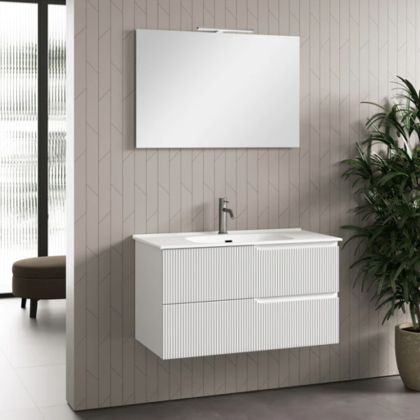 Mobile Bagno sospeso canneto  bianco 61-71-81-91-101-121 cm