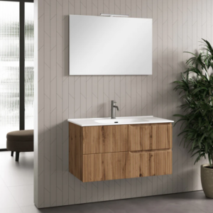 Mobile Bagno sospeso canneto Quercia 61-71-81-91-101-121 cm
