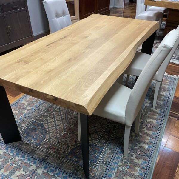 Tavolo rovere massello  spessore 6 cm - immagine 8