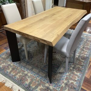 Tavolo rovere massello  spessore 6 cm