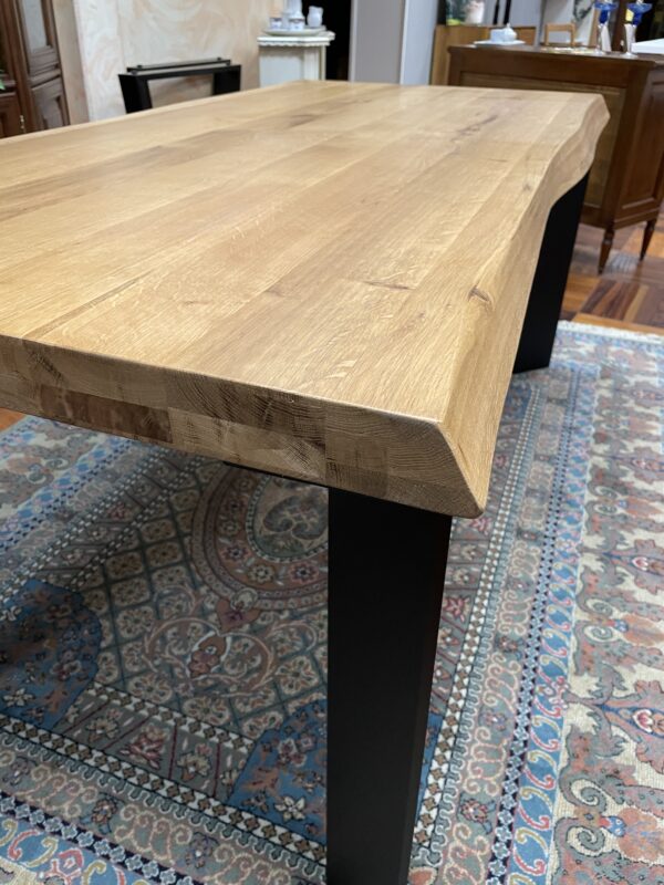 Tavolo rovere massello  spessore 6 cm - immagine 6