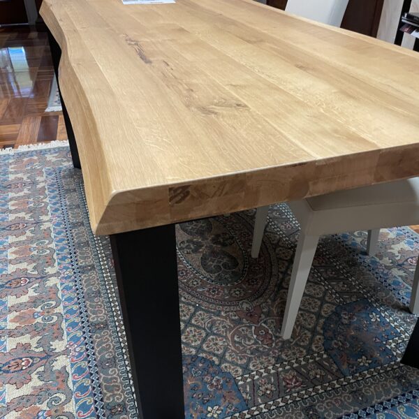 Tavolo rovere massello  spessore 6 cm - immagine 3